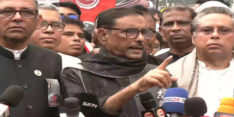 সাম্প্রদায়িক জঙ্গি গোষ্ঠীর পৃষ্ঠপোষক বিএনপি: ওবায়দুল কাদের