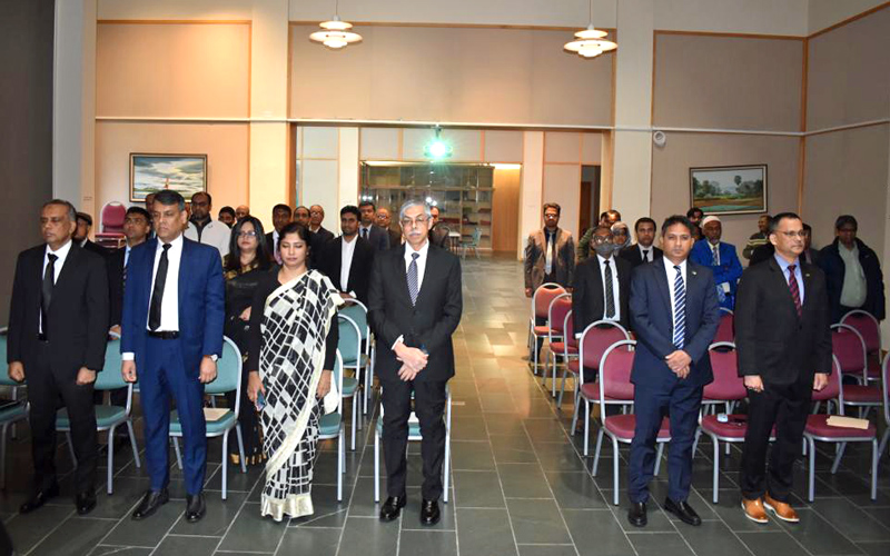 ওয়াশিংটন ডিসি'র বাংলাদেশ দূতাবাসে গণহত্যা দিবস পালন