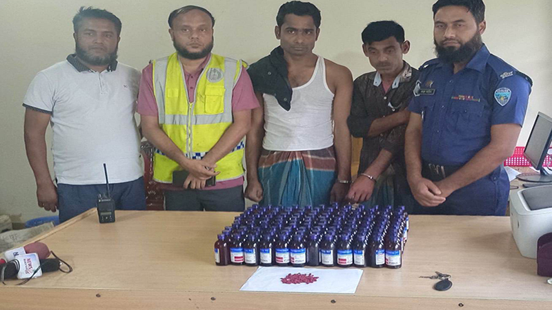 বিজয়নগরে মাদকসহ দুই ব্যবসায়ি আটক