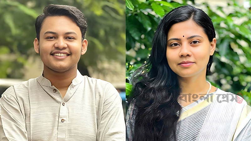 জবিস্থ ফেনী জেলা ছাত্রকল্যাণের সভাপতি স্বর্ণা, সম্পাদক ফাইয়াজ