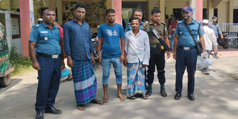 নোয়াখালীতে মাদক সেবনের দায়ে তিন যুবকের কারাদন্ড