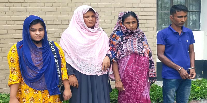 ঝিনাইদহে অশ্লীল ভিডিও ধারণ নারী ইউপি সদস্যসহ চারজন আটক