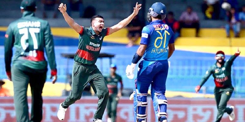 বাংলাদেশকে ২৫৮ রানের লক্ষ্য দিল লঙ্কানরা