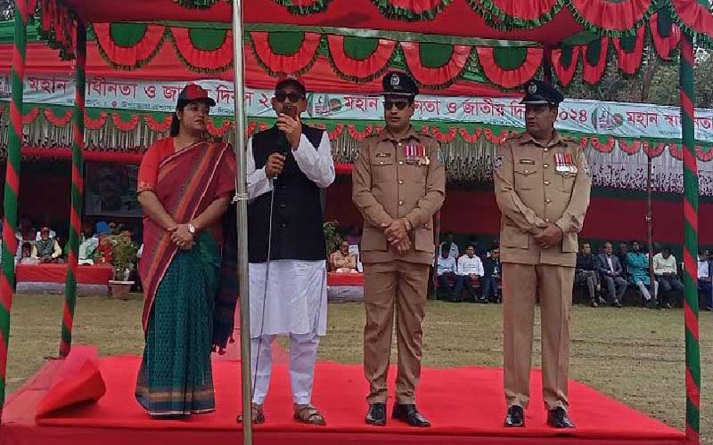 দিনাজপুরের পার্বতীপুরে মহান স্বাধীনতা দিবস পালিত