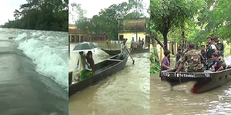 সিলেটে পানিবন্দি ৫ লাখ ৩৩ হাজার মানুষ