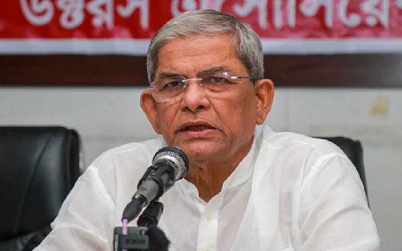 নিহত শিক্ষার্থীদের জন্য কাঁদলেন বিএনপি মহাসচিব মির্জা ফখরুল ইসলাম