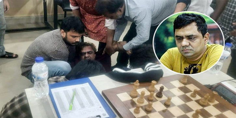 খেলা চলাকালে গ্র্যান্ডমাস্টার জিয়াউর রহমানের মৃত্যু