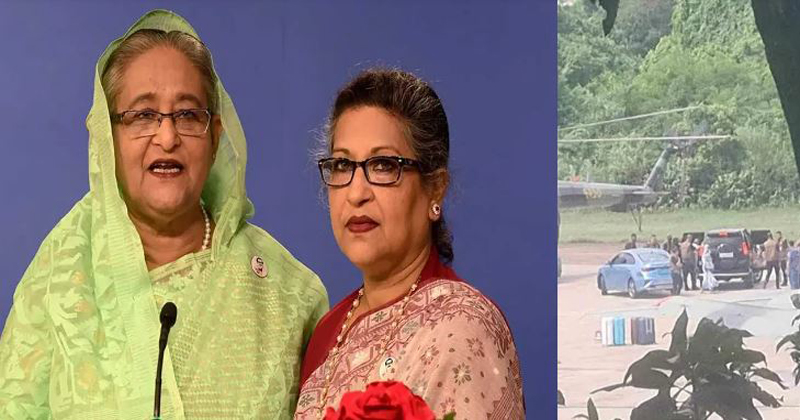 যেভাবে পালিয়েছেন শেখ হাসিনা !