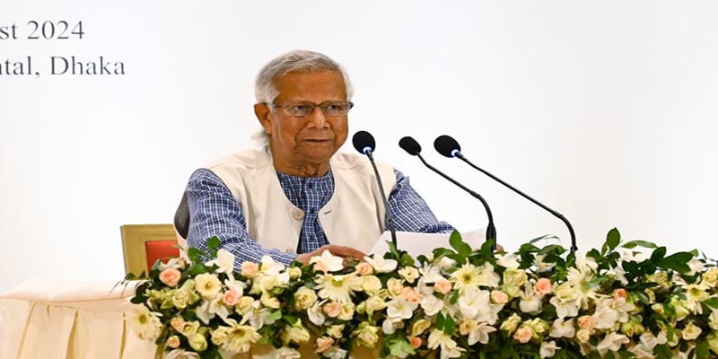 শেখ হাসিনার স্বৈরাচারিতায় দেশের সব প্রতিষ্ঠান ধ্বংস হয়ে গেছে: ড. ইউনূস