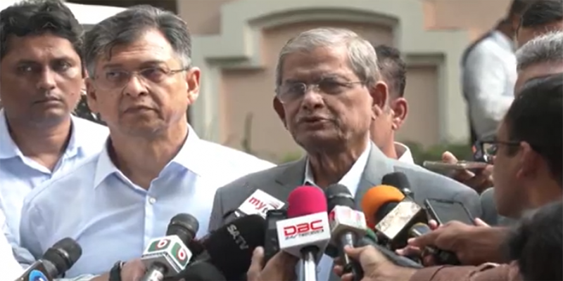 নির্বাচন নিয়ে ফলপ্রসূ আলোচনা হয়েছে: মির্জা ফখরুল