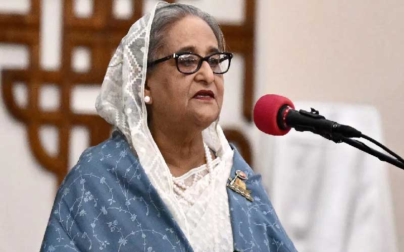 শেখ হাসিনার বিদ্বেষমূলক বক্তব্য প্রচারে ট্রাইব্যুনালের নিষেধাজ্ঞা