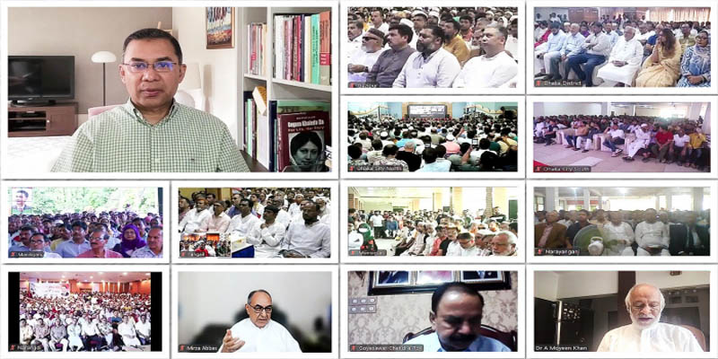 জাতীয় সরকার ব্যবস্থায় দেশ পরিচালনা করতে চায় বিএনপি: তারেক রহমান