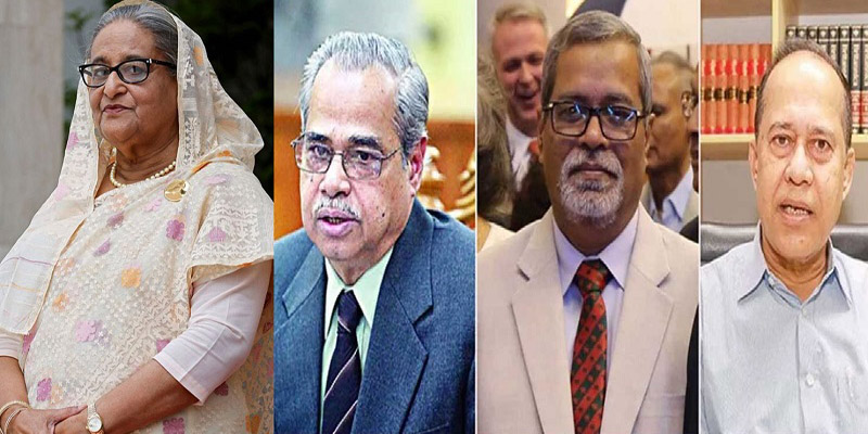 শেখ হাসিনা ও সাবেক ৩ সিইসির বিরুদ্ধে রাষ্ট্রদ্রোহ মামলা