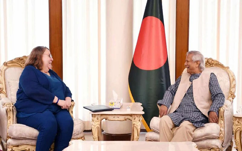 প্রধান উপদেষ্টার সঙ্গে মার্কিন চার্জ দ্য অ্যাফেয়ার্সের সাক্ষাৎ