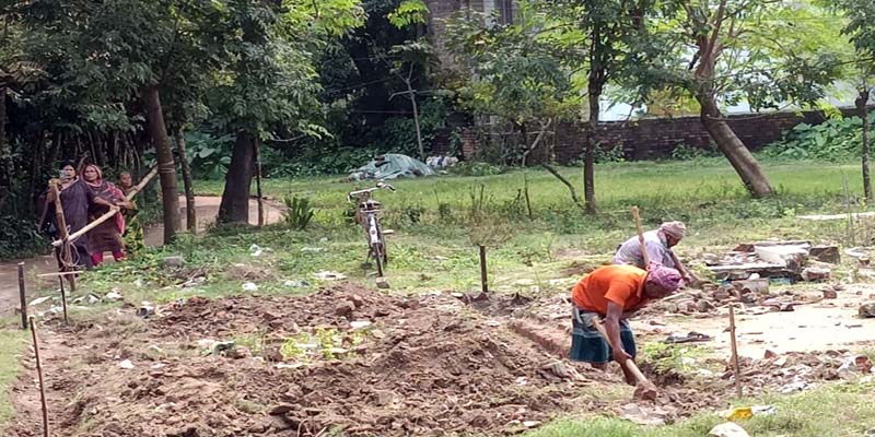 মামলায় হেরেও ঝিনাইদহে বিএনপি নেত্রী দখল করলেন অন্যের জমি