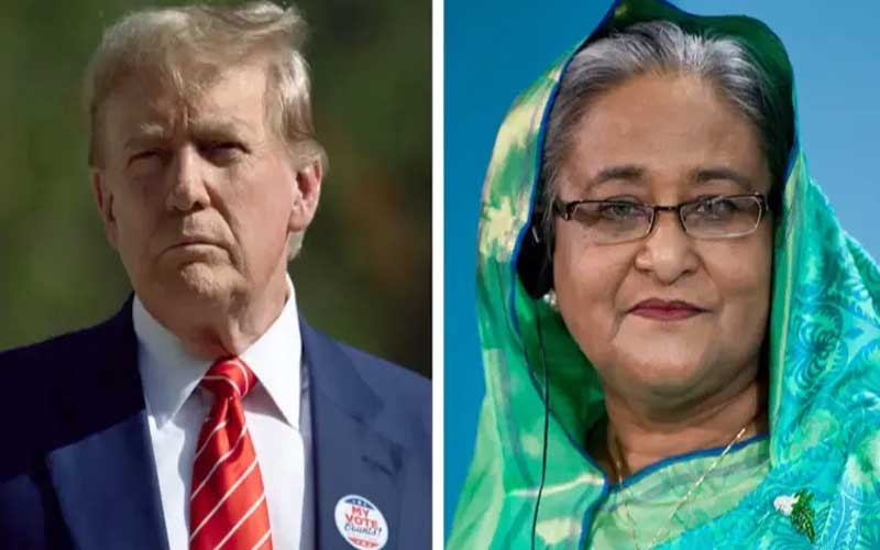 ট্রাম্প কখনই বলেনি শেখ হাসিনা এখনও বাংলাদেশের প্রধানমন্ত্রী