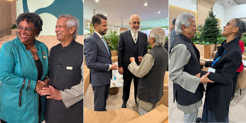 জলবায়ু সম্মেলনে বিশ্বের শীর্ষ নেতাদের সঙ্গে প্রধান উপদেষ্টার বৈঠক