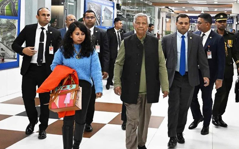 বিশ্ব অর্থনৈতিক ফোরামে যোগ দিতে সুইজারল্যান্ডের পথে ড. ইউনূস