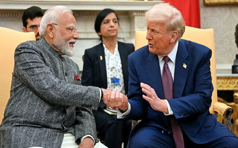 মোদি যুক্তরাষ্ট্র ছাড়তেই ‘প্রতিশোধমূলক শুল্ক’ চাপানোর ঘোষণা ট্রাম্পের
