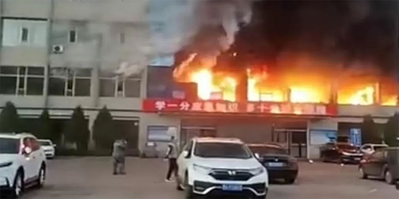 চীনে রেস্তোরাঁয় অগ্নিকাণ্ডে নিহত ২২