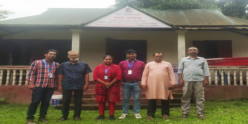 ধর্মপাশায় উপমার অফিস এ্যাসেসমেন্ট ভিজিট করেন- টুগেদার ২.০ প্রকল্প