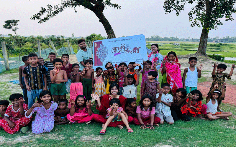 লিও ক্লাব অব লালবাগ ডিলাইটস-এর আয়োজনে পার্বতীপুরে শিশুদের জন্য মেহেদী উৎসব অনুষ্ঠিত