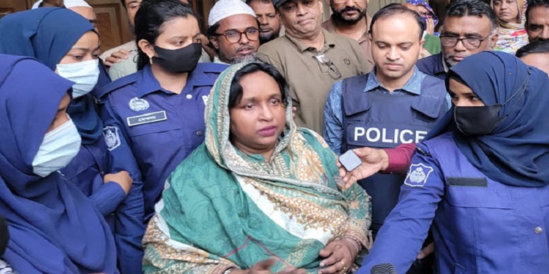 রিকশাচালক তুহিন হত্যা মামলায় ২ দিনের রিমান্ডে আইভী