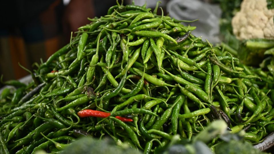 কাঁচা মরিচের কেজি ৩০০ টাকা