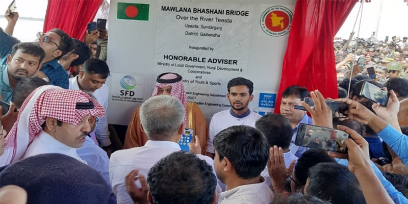 তিস্তায় ‘ভাসানী সেতু’ উদ্বোধন, যোগাযোগে নতুন দিগন্ত উন্মোচন